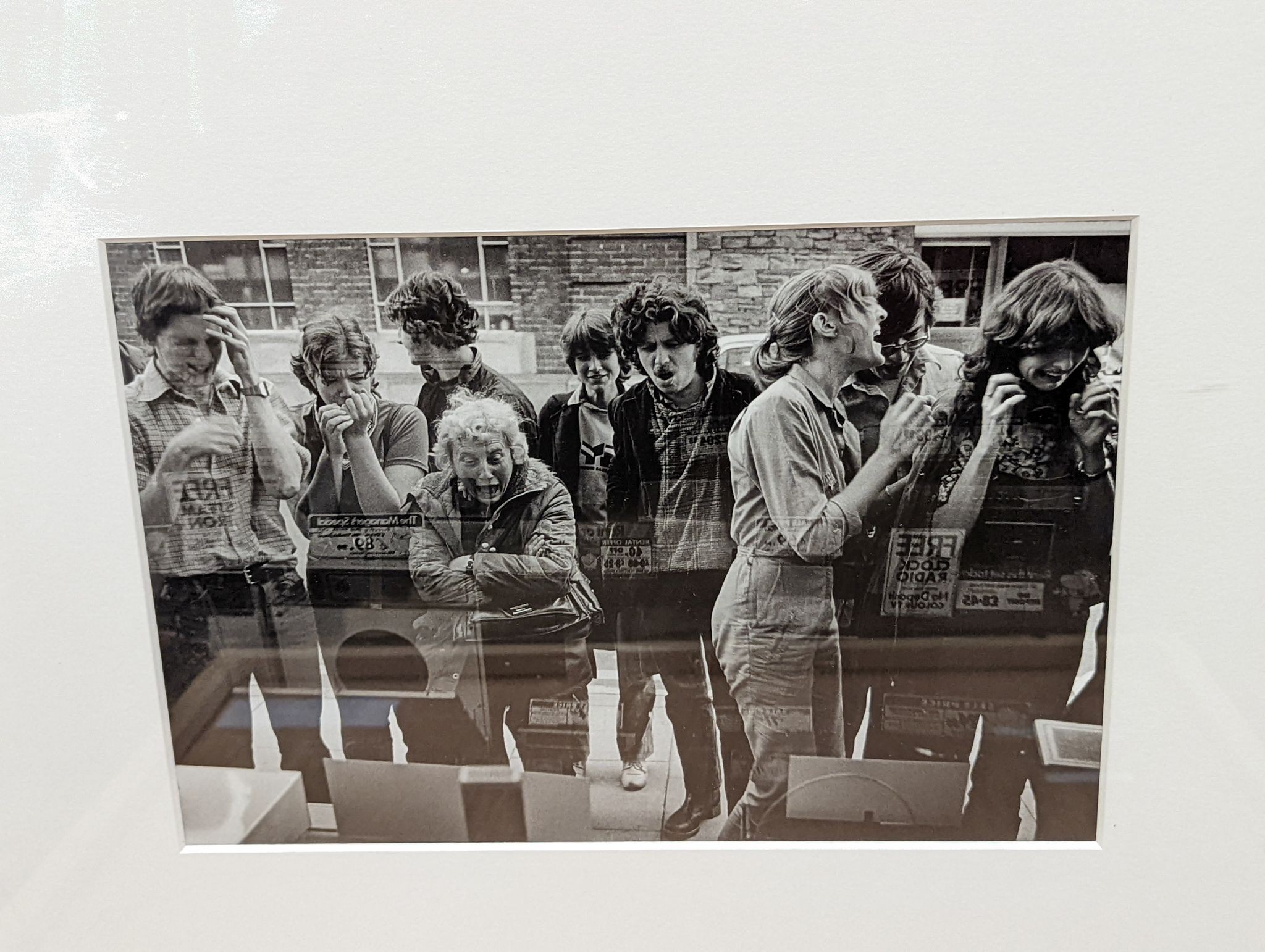 A group of six contemporary black and white photographs